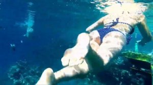 Woman Underwater Swim//underwater swimming