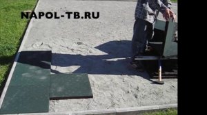 Укладка резиновой плитки