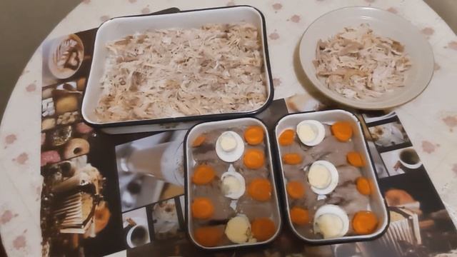 Заливное из языка и куриный холодец с агар - агаром. смотреть онлайн