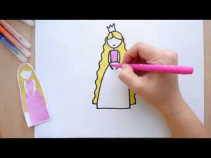 0+ Как рисовать принцессу НяняУля