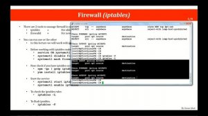 Firewall iptables – tables, chains and targets