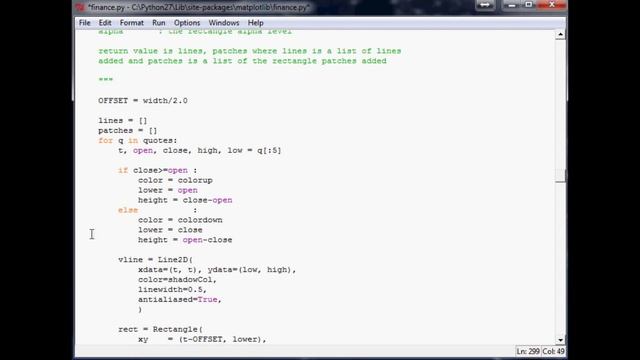 Charting Stocks/Forex for Technical Analysis Part 14 - Dynamic candlestick shadow color matplotlib смотреть онлайн