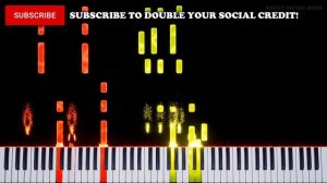 +100,000 SOCIAL CREDIT!!! (Red Sun In The Sky on PIANO)