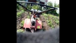 Мотоблок Угра мотор Mitsubishi 6,0 л.с/окучивание картофеля/одинарный окучиватель/  cultivator Ugra