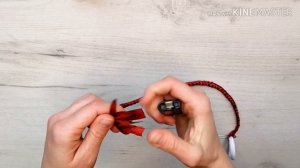 МК резинка из ЛЕНИВЫХ КОСИЧЕК / канзаши / Faixa elástica MK de LAZY BRAIDS / fita de cetim kanzashi