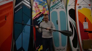Обзор весла для SUP boards Axper SUPER CARBON AntiTwist