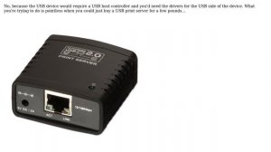 Is it possible to connect a USB printer to an Ethernet port? (2 Solutions!!)