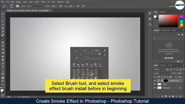 Photoshop Smoke Effect Tutorial - How to Edit Photo in Photoshop Smoke Effect