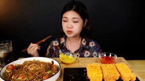 Mukbang)SUB/Tessie eating/BRIC Package/ASMR eating sounds