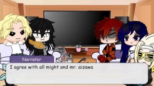 Pro heroes react to some of class 1A ll credit in the description