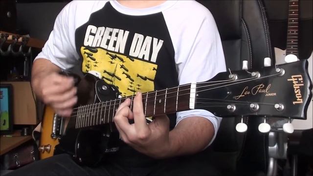Green Day - State Of Shock cover (Billie Joe Armstrong Gibson Les Paul Jr.) смотреть онлайн
