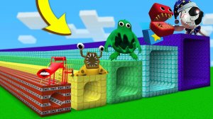 ДЛИННЫЕ КРУГЛЫЕ ТОННЕЛИ В МАЙНКРАФТ ЗОМБАК