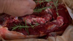 Запеченное в костре мясо  Азербайджанская Кухня Деревенская Кухня  Рецепты