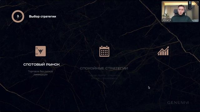 04 Как работает GENUMM? 4 шага по настройке генератора финансовых активов ДЖЕНУММ. Михаил Мухлыгин