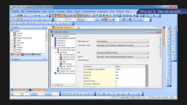 17 Kết nối biến tần với màn hình HMI GOT