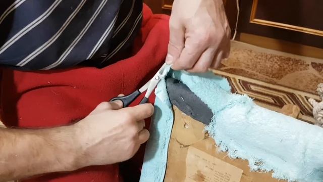 Как сделать когтеточку для кошки своими руками из г.... и палки