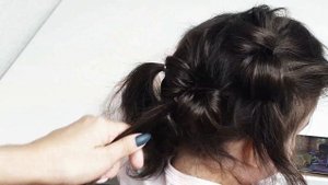 Прическа на Тонкие Волосы для девочки.БЕЗ ВСЯКИХ ЗАМОРОЧЕК.Quick Hairstyle for the Girl on Thin Hai