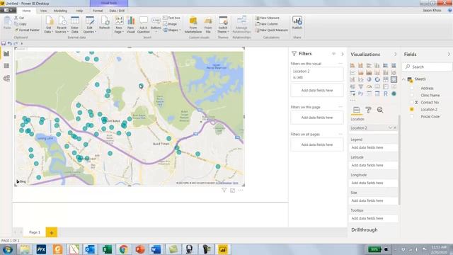 How to create an interactive map chart in Power BI смотреть онлайн