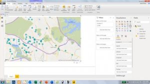How to create an interactive map chart in Power BI
