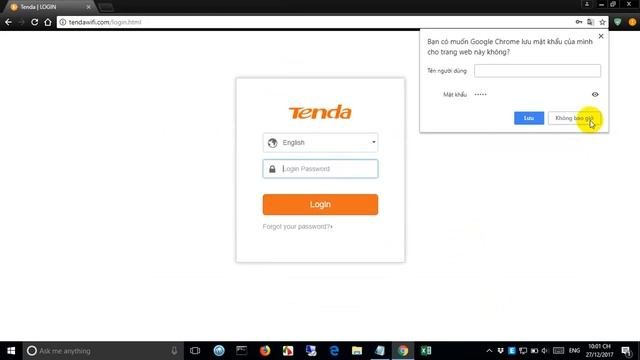 Tenda : Set 192.168.0.1 Password | NETVN