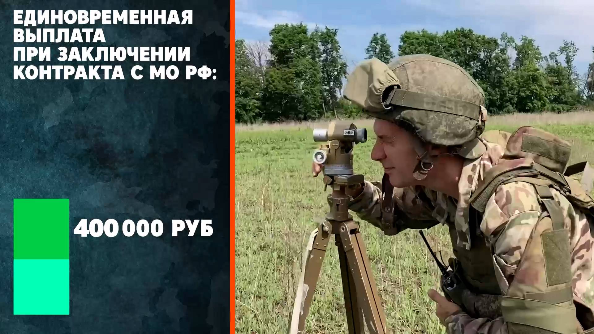 До 400 тыс. рублей повышена единовременная выплата военнослужащим по контракту в ВС РФ