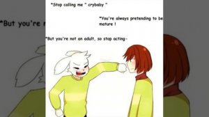 Undertale comic = Chara x Asriel