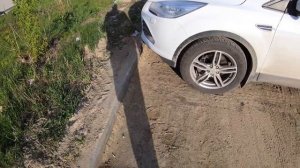 Парковка передом к бордюру не разбивая бампер делается только так