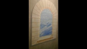 Хотел нарисовать окно на стене и вот, что получилось...