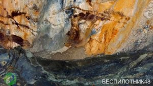 Вулкан Мутновский – аэросъёмка Камчатки