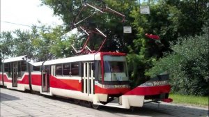 The New Tatra KT3R in Moscow, Russia