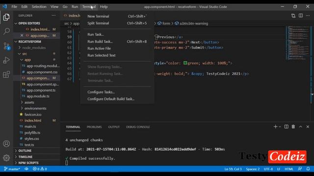 Angular 12 dynamic Forms, Reactive Multistep Forms In Angular, Angular multistep Forms, TestyCodeiz