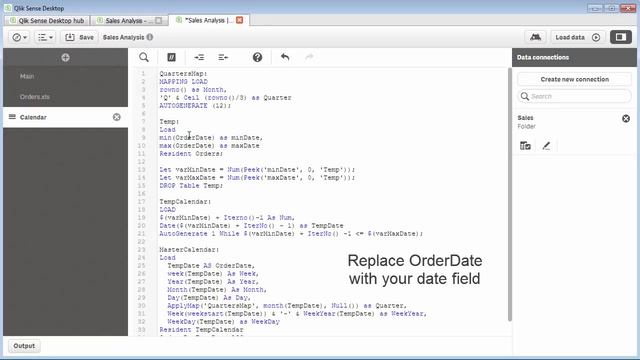 Как сделать календарь в Qlik Sense и QlikView смотреть онлайн