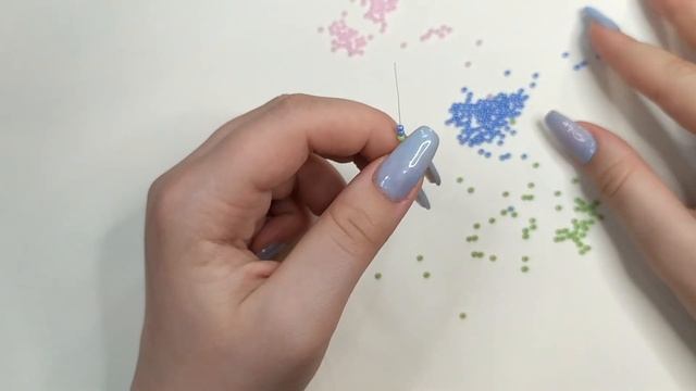 Как легко сделать колечко из бисера Виноград ? Простое Плетение
