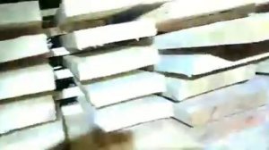 Доски в самодельной сушилке, спустя 10 дней