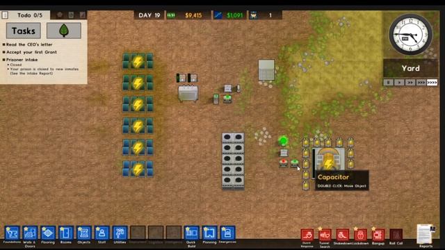Prison Architect - How to Use the Power Station as a Solar Panel Backup смотреть онлайн