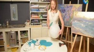 Создаем Люстру-артишок из цветной кальки! Рубрика Декор.