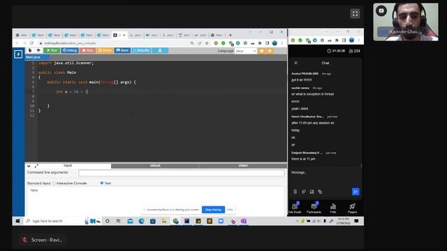 2  Input, Output | variables and operators | datatypes & variables in java