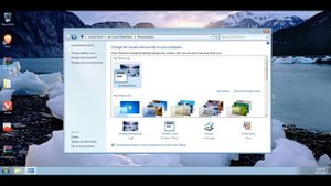 31. Configuring Windows 7 Theme Options | Параметры 7 Тема Настройка Windows