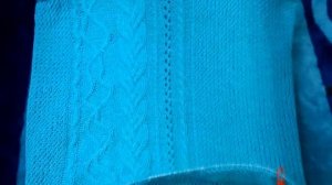 Джемпер спицами// Реглан сверху с ростком// Подарок от подружки//и не только)))