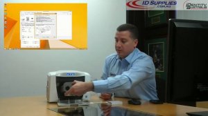 Instructions on how to clean the Fargo C50 card printer