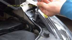 Амортизатор (упор) капота на Hyundai H1 Starex KU-HY-ST00-00 (обзор, установка)