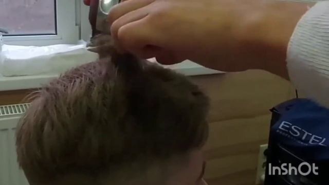 Модельная стрижка #стрижка Model haircutting Transformation #barber Стрижка за 5минут. смотреть онлайн