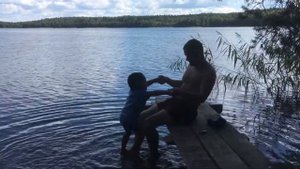 Жизнь в деревне - озеро Плиса