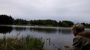 Рыбалка в Удмуртии. Пруд в деревне Русский Вожой.