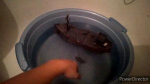 Корабль из пластилина