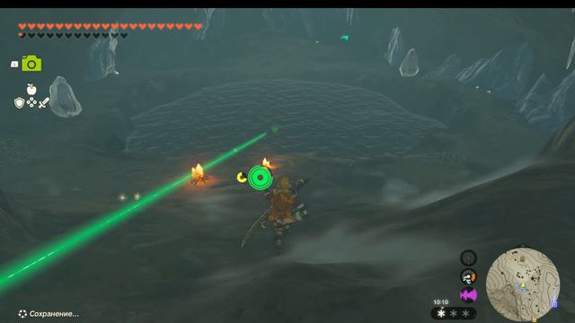 Zelda: Tears Of The Kingdom сев зап пещера в эберских горах святилище