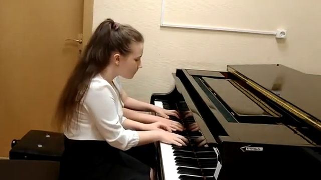 С.Рахманинов "Итальянская полька" Исп. Бахарева Кира, Барма Яна смотреть онлайн