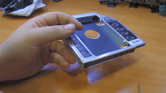 Бокс для SATA HDD в место DVD CD привода универсальный для ноутбука смотреть онлайн