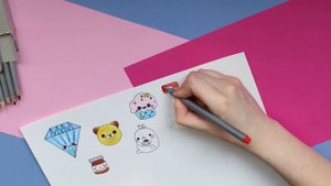KAWAII НАКЛЕЙКИ СВОИМИ РУКАМИ / Как сделать СТИКЕРЫ / DIY stickers KAWAII