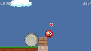 КРАСНЫЙ ШАРИК спасает любимую, мультик игра про красный шар #5